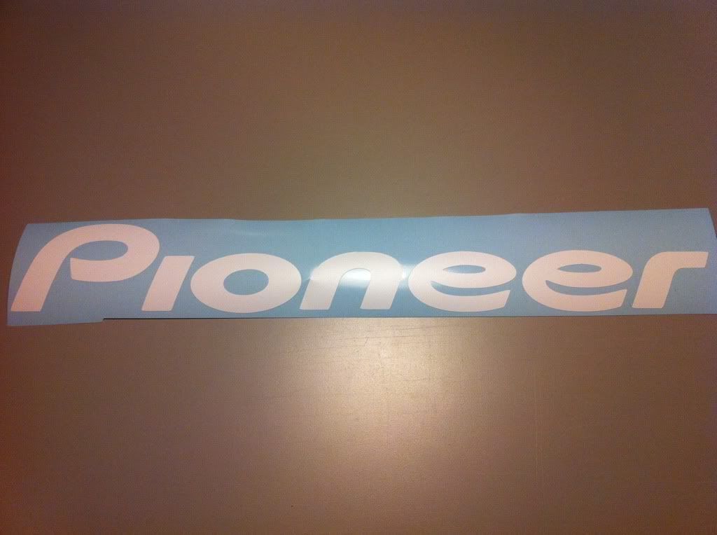 Car Audio Decals, CDT, Clarion, Alpine, AQ, Bravox, MMAT, Sundown